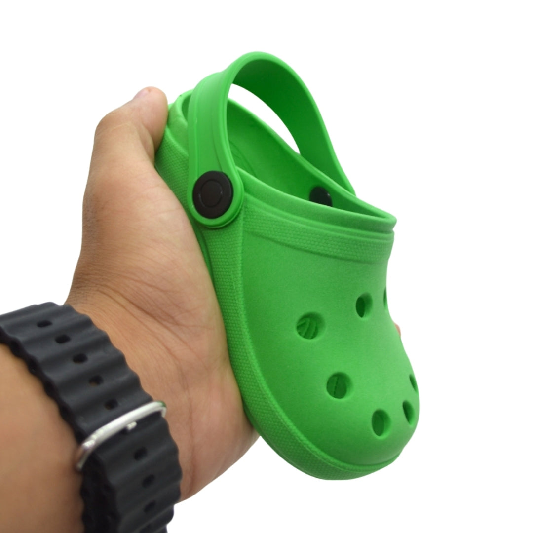 Babuche Infantil Verde – Leve, Seguro e Divertido