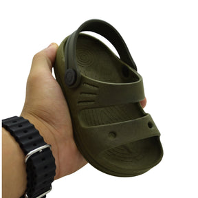Papete Infantil Verde Militar – Leve, Confortável e Antiderrapante para o Dia a Dia