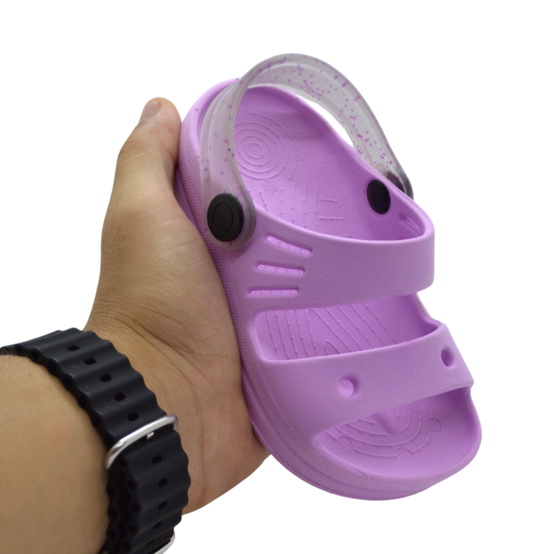 Papete Infantil Lilás – Leve, Confortável e Antiderrapante para o Dia a Dia
