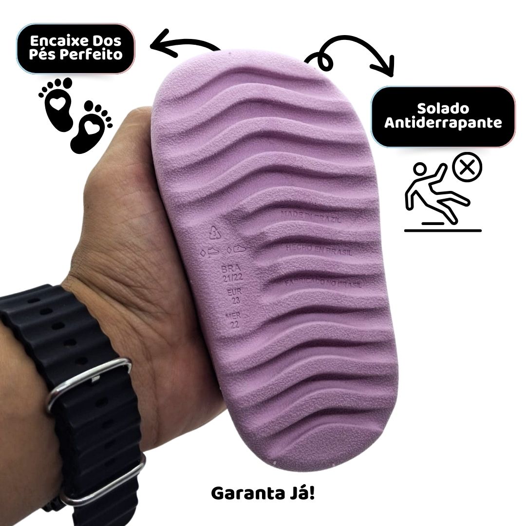 Chinelo Nuvem Lilás – Conforto Leve e Toque Suave para os Pés