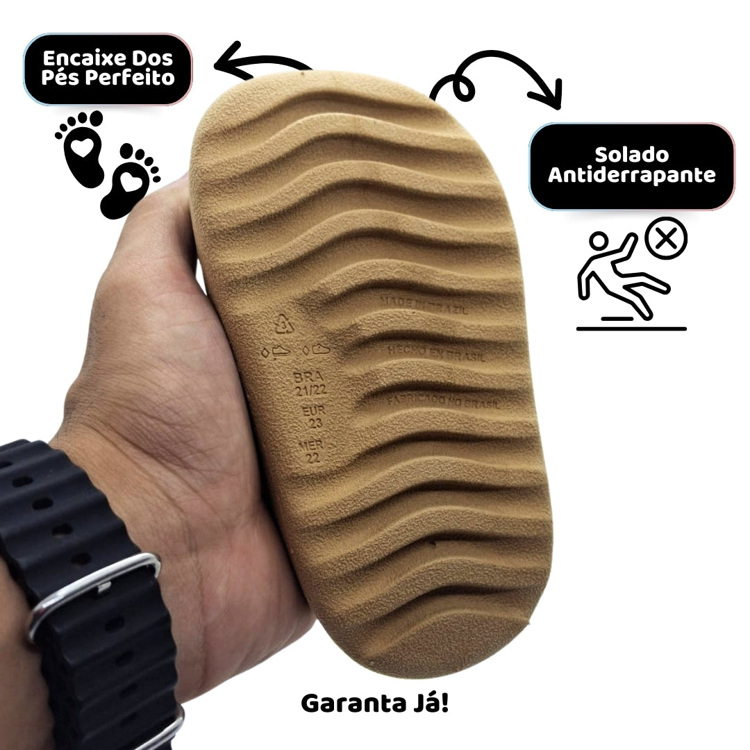 Chinelo Nuvem Capuccino – Leveza e Conforto a Cada Passo