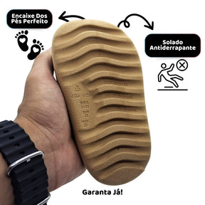 Chinelo Nuvem Capuccino – Leveza e Conforto a Cada Passo