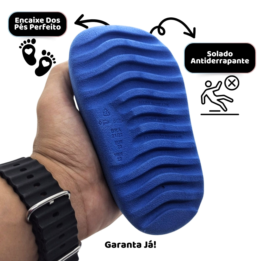 Chinelo Nuvem Azul Bic – Leveza e Conforto a Cada Passo