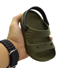 Papete Infantil Verde Militar – Leve, Confortável e Antiderrapante para o Dia a Dia