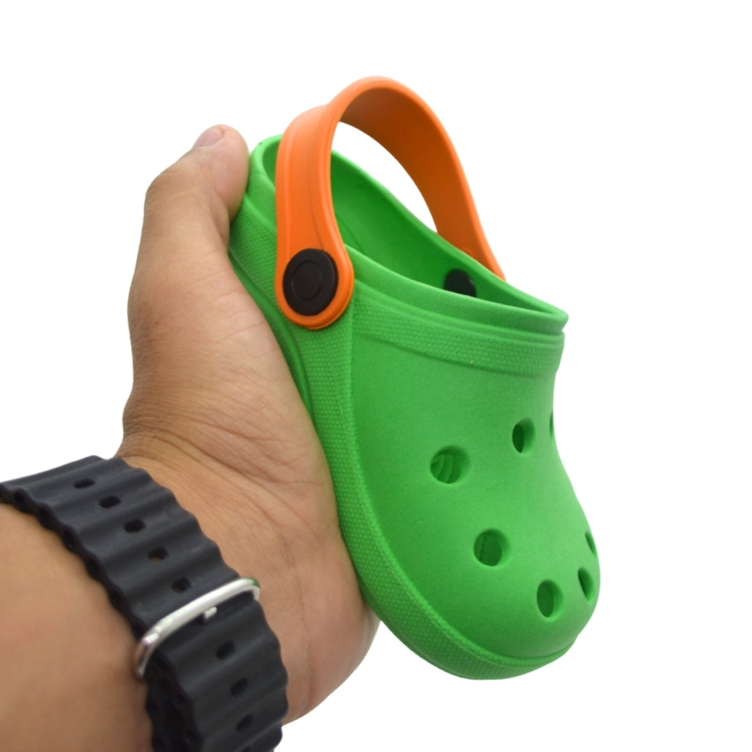 Babuche Infantil Verde – Leve, Seguro e Divertido