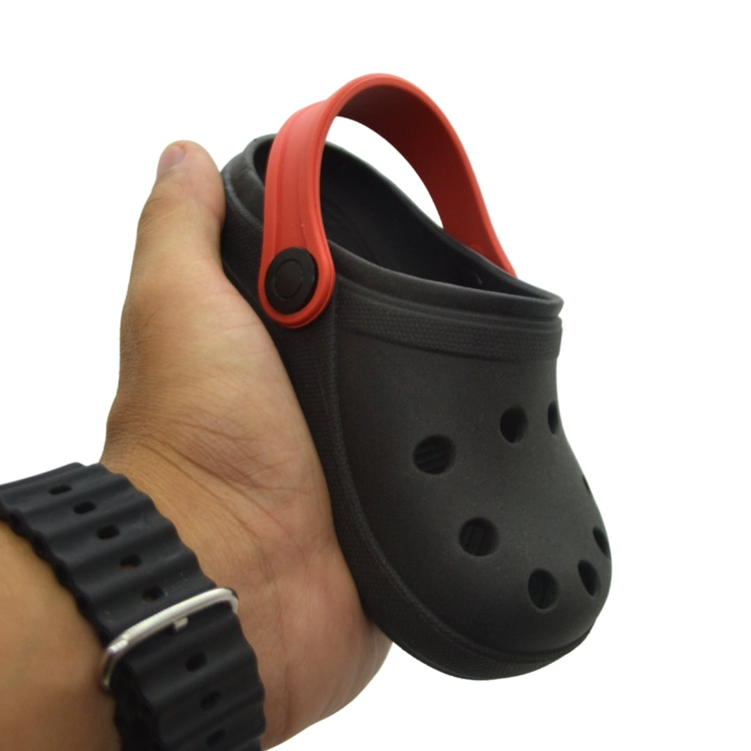 Babuche Infantil Preto – Leve, Seguro e Divertido