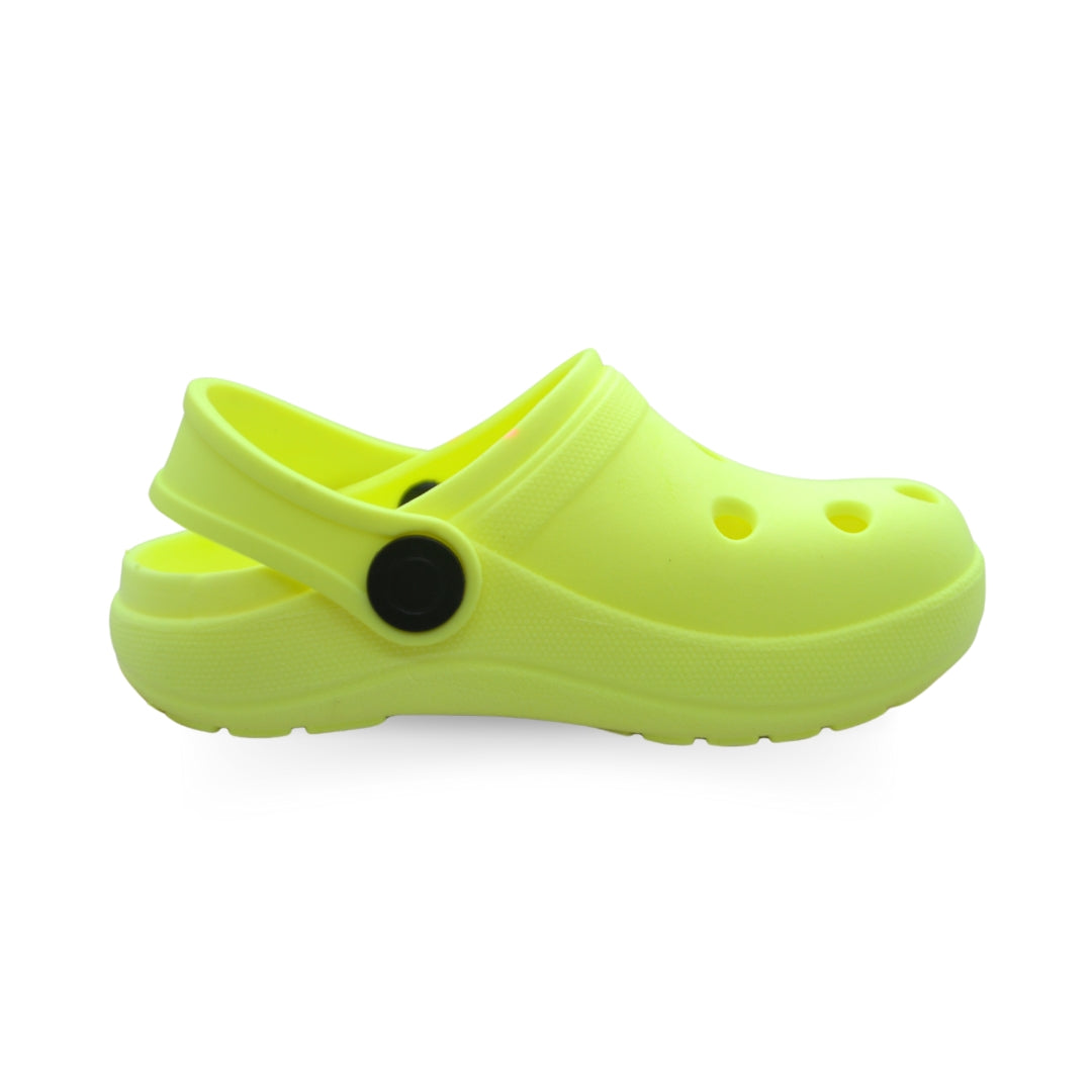Babuche Infantil Verde Fluorescente – Leve, Seguro e Divertido
